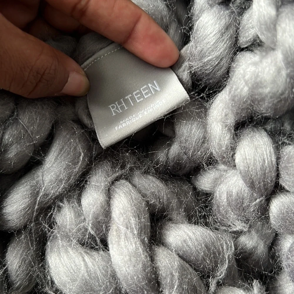 RH teen wool blanket throw